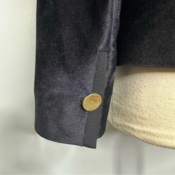 Ted Baker Women’s London Katcia Velvet Tuxedo Blazer Jacket Size 2, US-4 $257